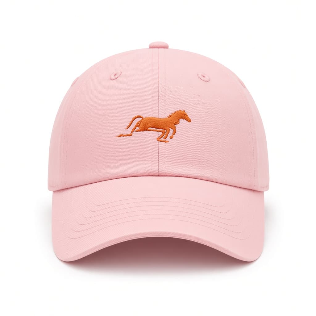 Blush pink Pegaso cap
